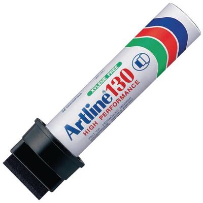 Artline 130 Permanent Marker Svart - Alkoholbaserad, Låg Lukt, 30mm Artline 130 Permanent Marker Svart - Alkoholbaserad, Låg Lukt, 30mm