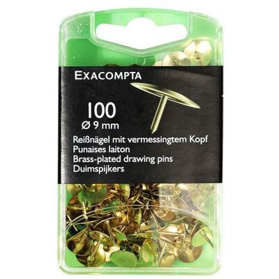 Häftstift EXACOMPTA mässing 100/fp Häftstift EXACOMPTA mässing 100/fp