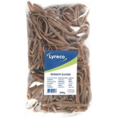 Gummiband LYRECO 150x5mm 500g 250/fp Gummiband LYRECO 150x5mm 500g 250/fp