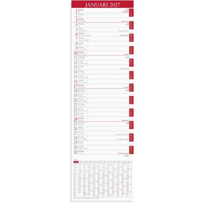 Stor Bordskalender 2027 flik Burde Stor Bordskalender 2027 flik Burde
