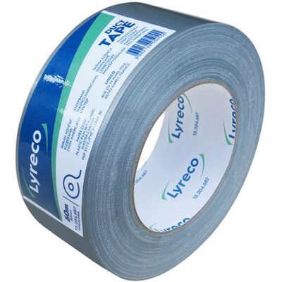 Vävtejp LYRECO 50mmx50m silver Vävtejp LYRECO 50mmx50m silver