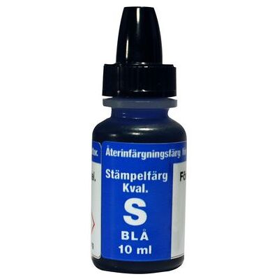 NO BRAND Stämpelfärg självfärgande 10ml blå NO BRAND Stämpelfärg självfärgande 10ml blå