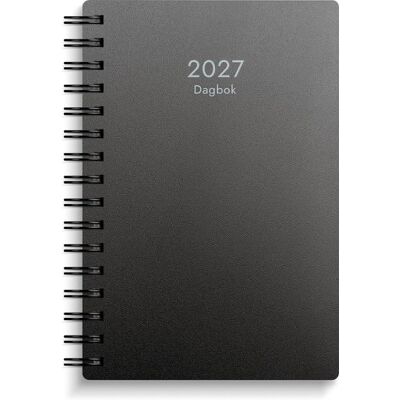 Burde Dagbok 2027 PP-plast svart Burde Dagbok 2027 PP-plast svart