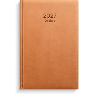 Burde Dagbok 2027 cognac konstläder Burde Dagbok 2027 cognac konstläder