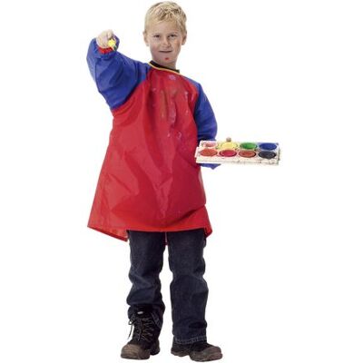 PLAYBOX Förkläde med ärmar 5-8år längd 65cm PLAYBOX Förkläde med ärmar 5-8år längd 65cm