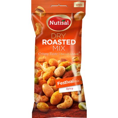 Nutisal Festivalmix Dry roasted Spicy 60 g Nutisal Festivalmix Dry roasted Spicy 60 g