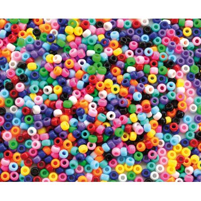 PLAYBOX Plastpärlor 9mm blandade 1000 st - Plastpärlor PLAYBOX Plastpärlor 9mm blandade 1000 st - Plastpärlor