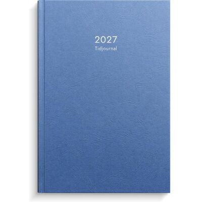 Burde Tidjournal 2027 blå Burde Tidjournal 2027 blå
