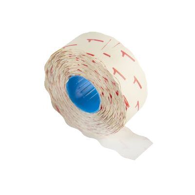 NO BRAND Prisetikett 26x16mm G1 vit 8400/fp NO BRAND Prisetikett 26x16mm G1 vit 8400/fp