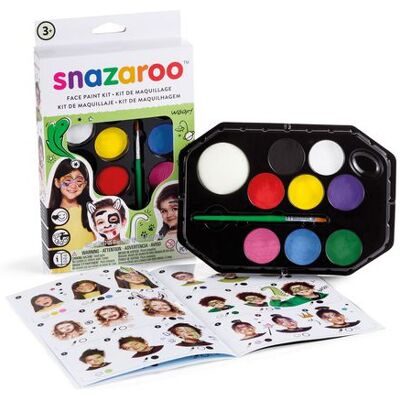 SNAZAROO Ansiktsmålningsset 8x2ml SNAZAROO Ansiktsmålningsset 8x2ml