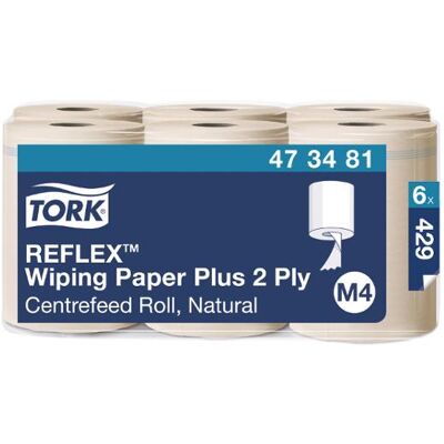 Torkrulle TORK Natur M4 Reflex 2lag 6/fp Torkrulle TORK Natur M4 Reflex 2lag 6/fp