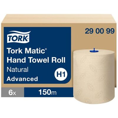 Handduk TORK Adv H1 natur 150m Handduk TORK Adv H1 natur 150m