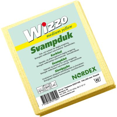 Diskduk Wizzo medium 175 x 203 mm gul 10 st/fp Diskduk Wizzo medium 175 x 203 mm gul 10 st/fp