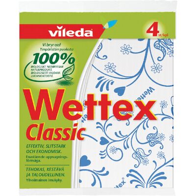 Diskduk Wettex Classic 4-pack sorterade färger Diskduk Wettex Classic 4-pack sorterade färger