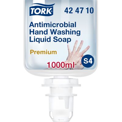 Antimikrobiell handtvätt/flytande tvål Tork S4 1 liter Antimikrobiell handtvätt/flytande tvål Tork S4 1 liter