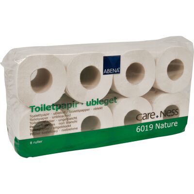 Toalettpapper CareNess retur 8 rullar/fp Toalettpapper CareNess retur 8 rullar/fp