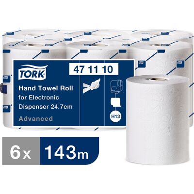 Tork Pappershandduk på rulle H13 6-pack vit Tork Pappershandduk på rulle H13 6-pack vit