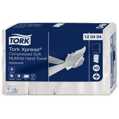 TORK Vit tvålagrade Zigzag-pappershanddukar TORK Vit tvålagrade Zigzag-pappershanddukar