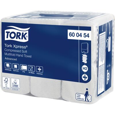 TORK Pappershanddukar - 212x320 mm, 2-lager, vit, interfold system TORK Pappershanddukar - 212x320 mm, 2-lager, vit, interfold system
