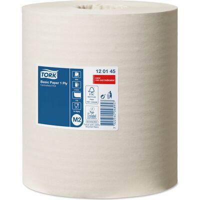 Papper Tork Basic 1-lagers M2 6 rullar Papper Tork Basic 1-lagers M2 6 rullar