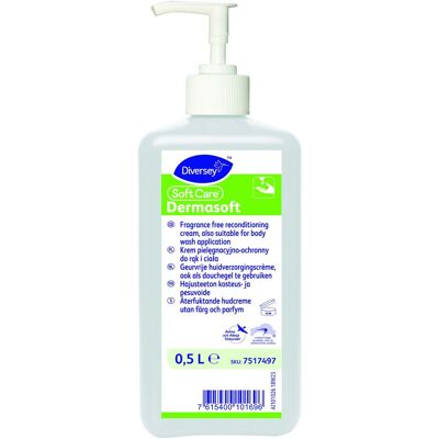 Diversey Hudcreme Dermasoft 0,5 liter Diversey Hudcreme Dermasoft 0,5 liter