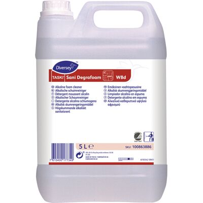 Sanitetsrengöringsmedel Taski Sani Degrafoam W8d 5 liter Sanitetsrengöringsmedel Taski Sani Degrafoam W8d 5 liter