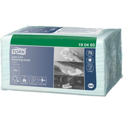 Tork Turkosa rengöringsdukar - W8 Premium, Mångsidiga, 75 st Tork Turkosa rengöringsdukar - W8 Premium, Mångsidiga, 75 st