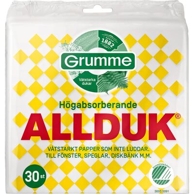 Allduk Grumme 30 st/fp Allduk Grumme 30 st/fp
