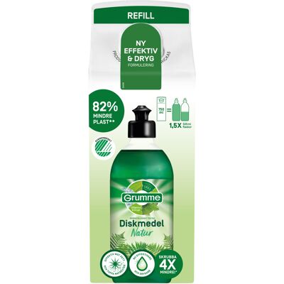 Grumme Diskmedel Natur refill 750 ml Grumme Diskmedel Natur refill 750 ml