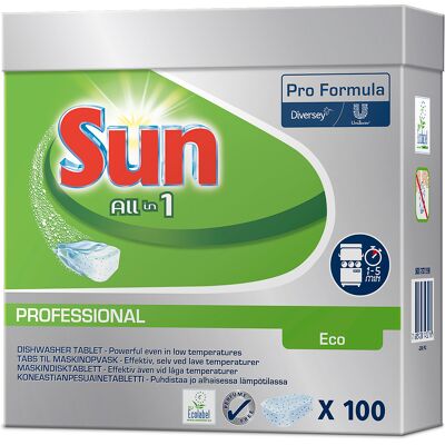 Diversey Sun Professional All-in-One Eco Tabs - Ekologiska disktabletter Diversey Sun Professional All-in-One Eco Tabs - Ekologiska disktabletter