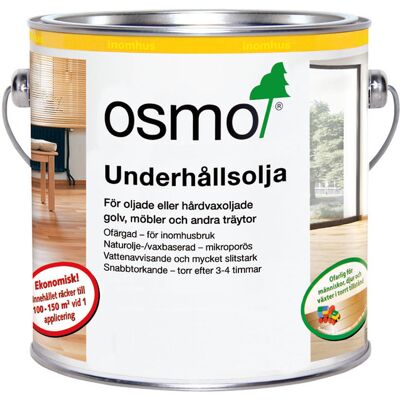OSMO Underhållsolja ofärgad matt 2,5 liter OSMO Underhållsolja ofärgad matt 2,5 liter