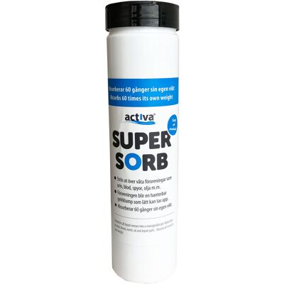 ACTIVA SuperSorb - Absorberande Pulver för Spill ACTIVA SuperSorb - Absorberande Pulver för Spill