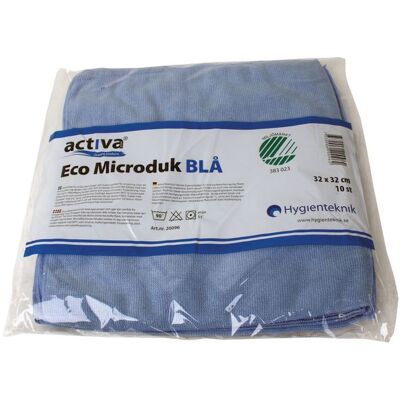 Microfiberduk ACTIVA ECO 32x32cm blå Microfiberduk ACTIVA ECO 32x32cm blå