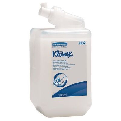 KLEENEX - Förbruk av duschgels för kropp och hår 1 L - Paket 6 KLEENEX - Förbruk av duschgels för kropp och hår 1 L - Paket 6