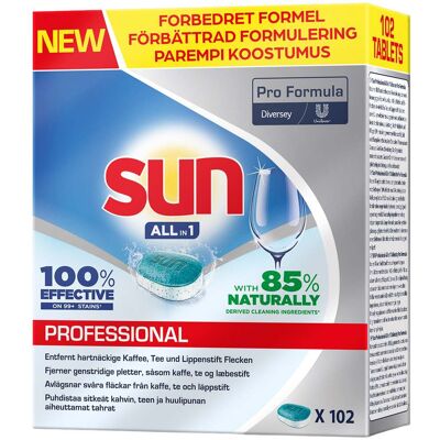Maskindisk Sun Pro Tabletter All-in-1 Maskindisk Sun Pro Tabletter All-in-1