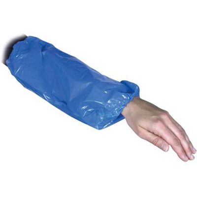 Abena Ärmskydd i LDPE m resår 40cm blå 100/fp Abena Ärmskydd i LDPE m resår 40cm blå 100/fp