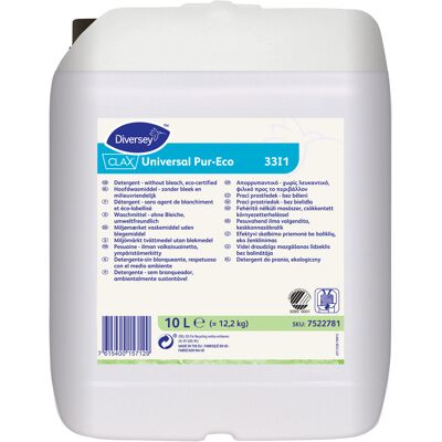 Tvättmedel flytande Clax Universal Pur-Eco 33I1 10 liter Tvättmedel flytande Clax Universal Pur-Eco 33I1 10 liter