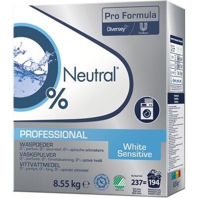 Neutral Pr Tvättmedel Professional White Sensitive Neutral 8,55 kg Neutral Pr Tvättmedel Professional White Sensitive Neutral 8,55 kg