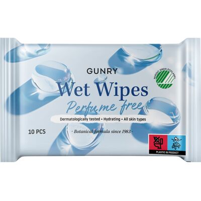 Gunry Våtservetter Sensitive 10-pack Gunry Våtservetter Sensitive 10-pack