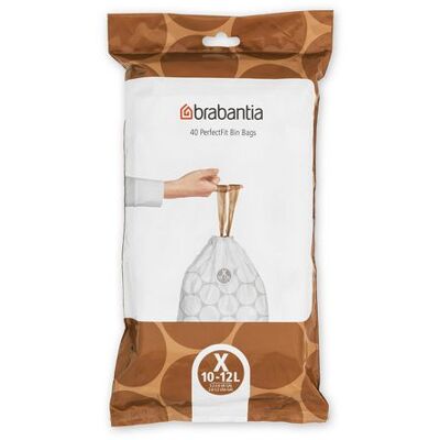 Insatspåse X BRABANTIA 10-12L vit 40/fp Insatspåse X BRABANTIA 10-12L vit 40/fp