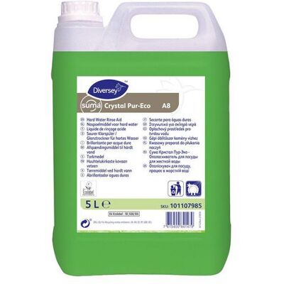 Multi Suma Crystal Pur-Eco A8 Flytande Grön - Sköljmedel för Diskmaskin Multi Suma Crystal Pur-Eco A8 Flytande Grön - Sköljmedel för Diskmaskin