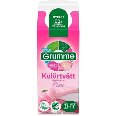Grumme Tvättmedel kulör pion 750 ml Grumme Tvättmedel kulör pion 750 ml