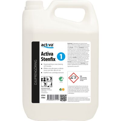Djuprengöring Activa Stenfix 1 Oparfymerad 5 liter Djuprengöring Activa Stenfix 1 Oparfymerad 5 liter