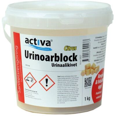 Urinoarblock ACTIVA Citron (ca 50st) 1kg Urinoarblock ACTIVA Citron (ca 50st) 1kg