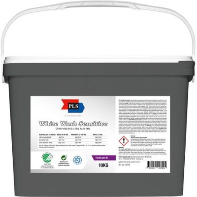 Tvättmedel PLS White Wash Sensitive 10kg Tvättmedel PLS White Wash Sensitive 10kg