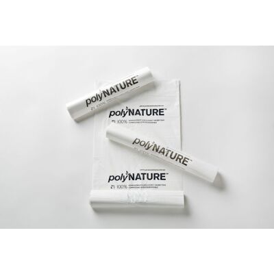 Polynature Plastsäck BIO POLYNAT 160L 20my vit10/rl Polynature Plastsäck BIO POLYNAT 160L 20my vit10/rl