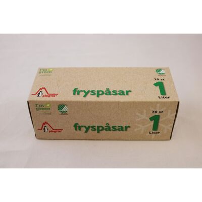 Fryspåse PINGVIN ECO LDPE 1L 22my 70/fp Fryspåse PINGVIN ECO LDPE 1L 22my 70/fp