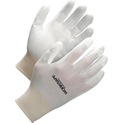 Worksafe Handske Nylon PU Vit S 12 st/fp Worksafe Handske Nylon PU Vit S 12 st/fp
