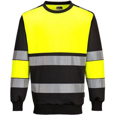 PORTWEST Varselsweatshirt PW376 Hi-Vi Klass 1 S PORTWEST Varselsweatshirt PW376 Hi-Vi Klass 1 S
