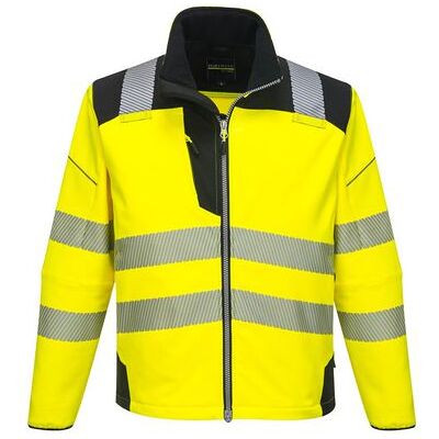 PORTWEST Varselsoftshell PW T402 Hi-Vi Kl 2/3 5XL PORTWEST Varselsoftshell PW T402 Hi-Vi Kl 2/3 5XL